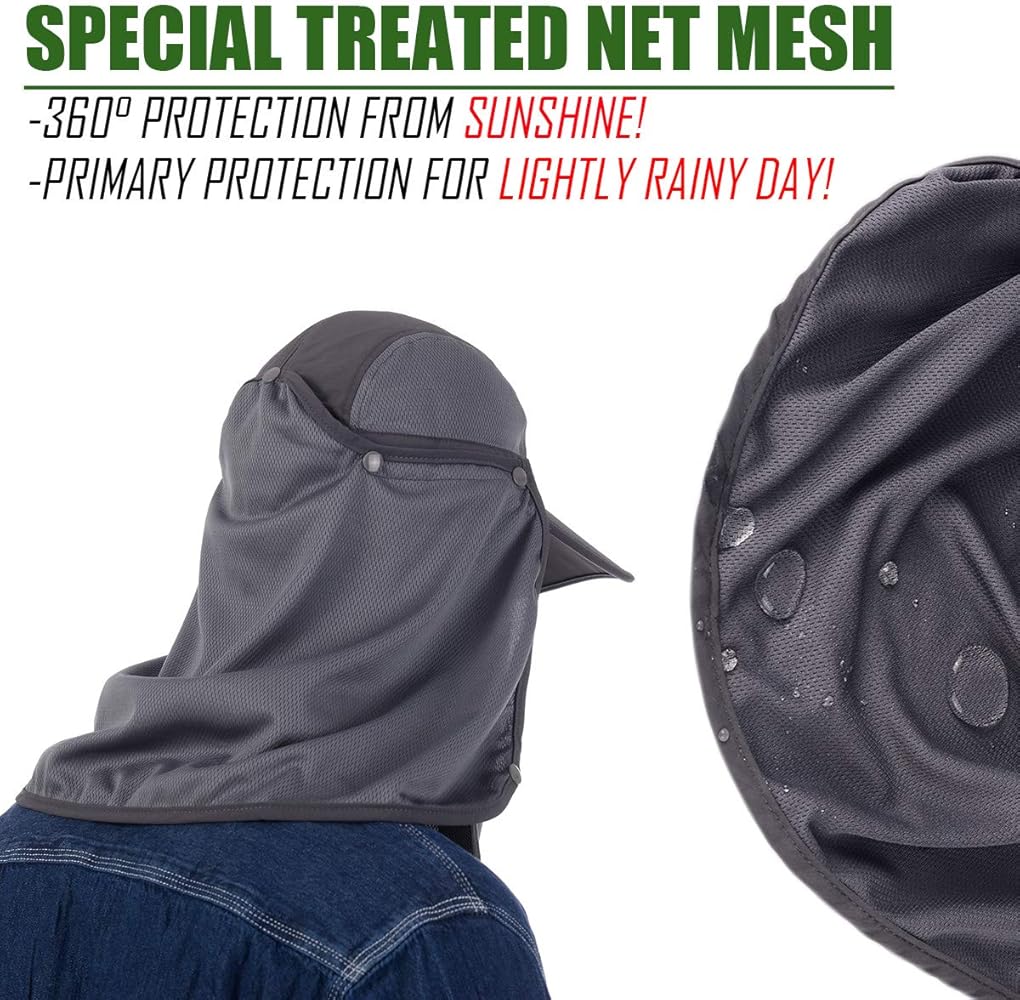 Amazon.com : USHAKE Sun Cap Fishing Hat Baseball Cap with